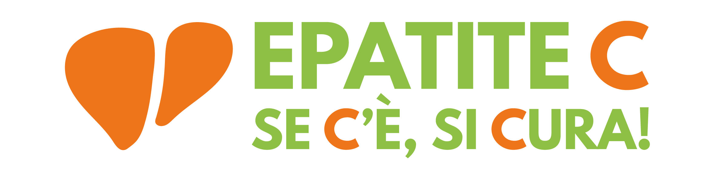 Logo Epatite C Arancio Verde